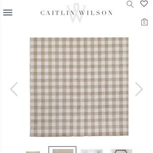 Caitlin Wilson Gingham Rug Sz 5 ft x 7 ft